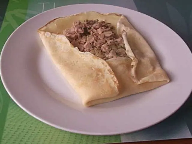 Crêpes au thon